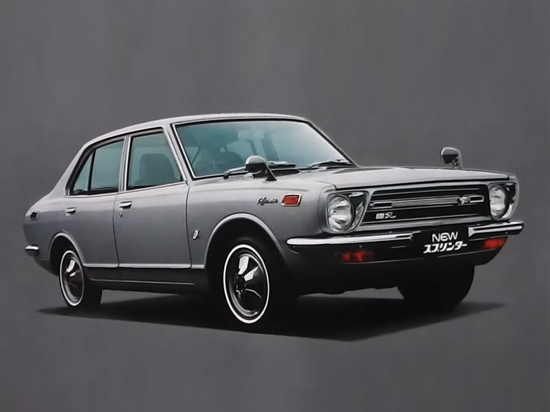 Toyota Sprinter (KE20, TE20) 2 поколение, 2-й рестайлинг, седан (08.1972 - 03.1974)